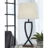 Set Of 2 Makara Metal Table Lamps Black/Brown - Signature Design By Ashley