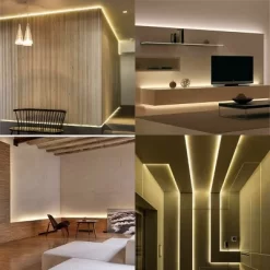 Costway 100' 2 Wire LED Rope Light Christmas Decorative Party In/Outdoor 110V Warm White