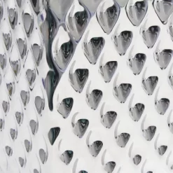 11.81" Tall Petite Hammered Square Bedside Table Desk Lamp With White Fabric Shade Silver - Simple Designs -Lighting Specialty Shop GUEST 57ea87ba b2b4 4b6b b65d 285d83f29ecc