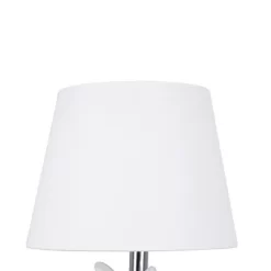15.5" Whimsical Bulldog Table Lamp White (Includes LED Light Bulb) - Cresswell Lighting