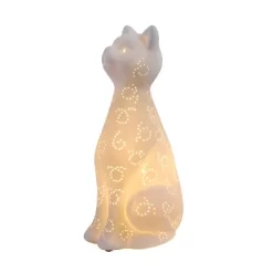 Porcelain Kitty Cat Shaped Animal Light Table Lamp White - Simple Designs -Lighting Specialty Shop GUEST 5b1ec629 ced7 41aa b348 4faac7e455cd