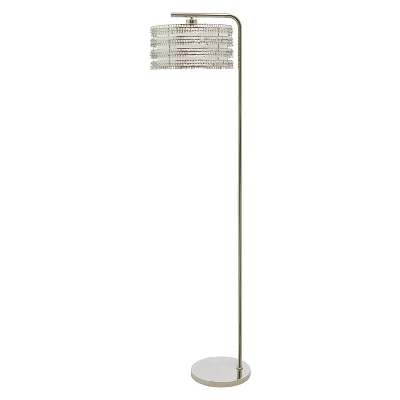 61.5" Quigley Silver Drum Shade Floor Lamp - River Of Goods 7 61.5" Quigley Silver Drum Shade Floor Lamp - River Of Goods - Image 7