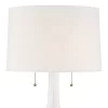 Possini Euro Design Natalia Modern Country Cottage Table Lamp With Square Riser 28 1/2" Tall White Floral Ceramic Drum Shade For Bedroom Living Room