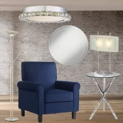 Possini Euro Design Charles Street Modern Desk Lamp 23" High Chrome Satin Nickel Frosted Slump Glass Shade For Bedroom Living Room Bedside Nightstand 15 Possini Euro Design Charles Street Modern Desk Lamp 23" High Chrome Satin Nickel Frosted Slump Glass Shade For Bedroom Living Room Bedside Nightstand -Lighting Specialty Shop GUEST 5d3ac182 d3e8 4454 a5fa bd8664356ef1