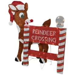 Northlight 36" LED Lighted Rudolph Reindeer Crossing Outdoor Christmas Sign Decoration 7 Northlight 36" LED Lighted Rudolph Reindeer Crossing Outdoor Christmas Sign Decoration -Lighting Specialty Shop GUEST 600f3200 61d4 4185 8891 4ea5483c2a0a