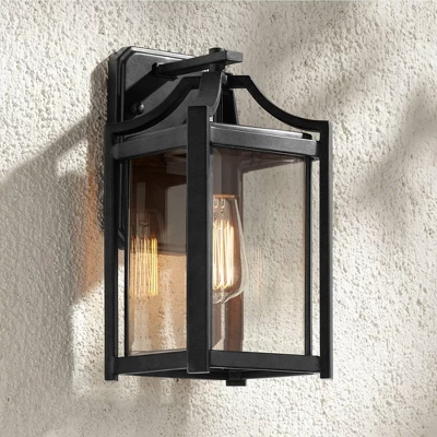 Franklin Iron Works Rockford Rustic Farmhouse Outdoor Wall Light Fixture Bronze 12 1/2" Clear Beveled Glass For Post Exterior Barn Deck House Porch 1 Franklin Iron Works Rockford Rustic Farmhouse Outdoor Wall Light Fixture Bronze 12 1/2" Clear Beveled Glass For Post Exterior Barn Deck House Porch