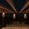 Nature Spring Vintage-Style Outdoor Solar-Powered String Lights - 14.5'