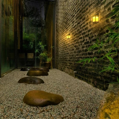 LED Solar Outdoor Wall Panel Lantern With Clear Panel - Techko Maid 7 LED Solar Outdoor Wall Panel Lantern With Clear Panel - Techko Maid - Image 7