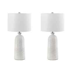 NuLOOM Flint Ceramic 30" Table Lamp Lighting - Cream 30" H X 15" W X 15"D 13 NuLOOM Flint Ceramic 30" Table Lamp Lighting - Cream 30" H X 15" W X 15"D -Lighting Specialty Shop GUEST 64056216 2975 4c01 8979 d6e1431dff23