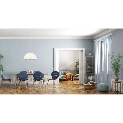 24" 1-Light Rafaelino Bowl Pendant With Shade White/Gold - EGLO 3 24" 1-Light Rafaelino Bowl Pendant With Shade White/Gold - EGLO - Image 3