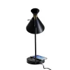 19" Wireless Charging Table Lamp Matte Black - Adesso