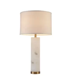 30" Prague Table Lamp White