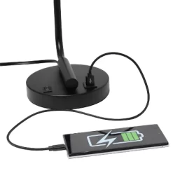 Modern Iron Desk Lamp With USB Port And Glass Shade - Lalia Home -Lighting Specialty Shop GUEST 6aeccbb4 5f5d 496f a8b8 deb725d0d7d8