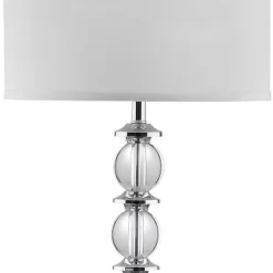 60" Riga Floor Lamp Clear/Chrome (Includes CFL Light Bulb) - Safavieh 7 60" Riga Floor Lamp Clear/Chrome (Includes CFL Light Bulb) - Safavieh -Lighting Specialty Shop GUEST 6c7aecab 10fc 4730 a9b9 501c852569ea