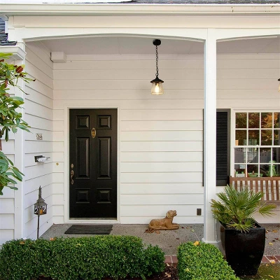 9.5" Metal/Glass Outdoor Pendant Light Black - LNC 8 9.5" Metal/Glass Outdoor Pendant Light Black - LNC - Image 8