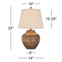 360 Lighting Accent Urn Table Lamp With USB Charging Port 22" High Warm Bronze Drum Shade For Living Room Desk Bedroom House 13 360 Lighting Accent Urn Table Lamp With USB Charging Port 22" High Warm Bronze Drum Shade For Living Room Desk Bedroom House -Lighting Specialty Shop GUEST 6e8066d4 1a20 45e1 822e 9dacd21fcc24