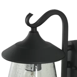 9.8" Metal/Glass Outdoor Lamp Black - LNC 13 9.8" Metal/Glass Outdoor Lamp Black - LNC -Lighting Specialty Shop GUEST 6ee56193 6e56 4142 b542 65672e43ced7