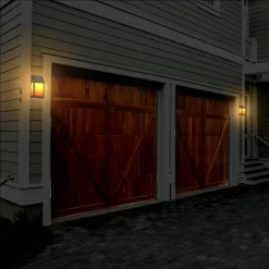 Solar LED Outdoor Wall Lantern With Flame - Techko Maid -Lighting Specialty Shop GUEST 6f79fdc5 680d 4f8d afdf 6bb367f5bf34