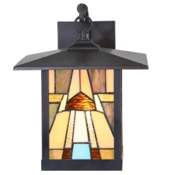 11.75" 1-Light Mona Mission Style Outdoor Wall Lantern Sconce Bronze - River Of Goods 19 11.75" 1-Light Mona Mission Style Outdoor Wall Lantern Sconce Bronze - River Of Goods -Lighting Specialty Shop GUEST 7000ce8e 15c4 4687 9b29 258bf0918f70