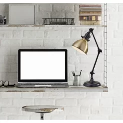 18.5" Alden Desk Lamp Bronze - Adesso 7 18.5" Alden Desk Lamp Bronze - Adesso -Lighting Specialty Shop GUEST 72c784a0 9f4b 471d 8f87 d33d68153510
