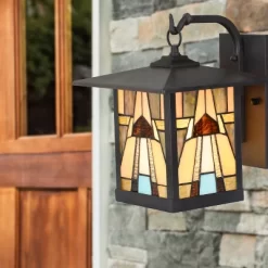 11.75" 1-Light Mona Mission Style Outdoor Wall Lantern Sconce Bronze - River Of Goods 13 11.75" 1-Light Mona Mission Style Outdoor Wall Lantern Sconce Bronze - River Of Goods -Lighting Specialty Shop GUEST 73e7998f ca9f 447c bcab 5473ba0741ef