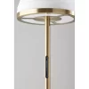 Juliana Floor Lamp With Smart Switch Antique Brass (Includes LED Light Bulb) - Adesso