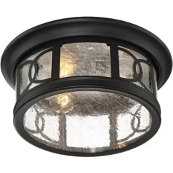 John Timberland Flush Mount Outdoor Ceiling Light Fixture Black 12" Seedy Glass For Exterior House Porch 11 John Timberland Flush Mount Outdoor Ceiling Light Fixture Black 12" Seedy Glass For Exterior House Porch -Lighting Specialty Shop GUEST 7522c84d c42f 42c6 b214 80639a18ba43