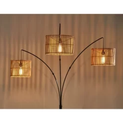 82" Cabana Collection 3-Arm Arc Lamp Black - Adesso 16 82" Cabana Collection 3-Arm Arc Lamp Black - Adesso -Lighting Specialty Shop GUEST 77f52e15 34ea 4161 9062 45714cfd3278