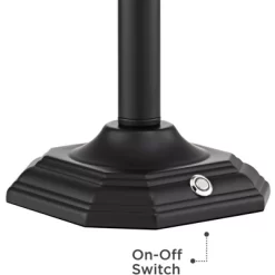 360 Lighting Grady Traditional Piano Banker Desk Lamp 16 1/2" High Black LED Adjustable Bronze Metal Shade For Bedroom Bedside Nightstand Kids Desk -Lighting Specialty Shop GUEST 78bbf017 ad24 48d6 9a0d 9793536a44af