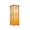 Solar LED Zen Outdoor Lantern With Amber/White Light - Techko Maid