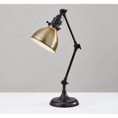 18.5" Alden Desk Lamp Bronze - Adesso 2 18.5" Alden Desk Lamp Bronze - Adesso - Image 2