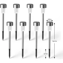 Dartwood Solar Pathway LED Lights - Outdoor Solar Lights For Your Yard, Pathway, Lawn, Patio, Or Driveway (30 Pack , Black) -Lighting Specialty Shop GUEST 7960c402 3e9d 461a 8d79 4c5a64af145b