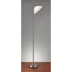 Swivel Torchiere Brushed Steel - Adesso -Lighting Specialty Shop GUEST 7b97c918 fd7e 4ee5 8b0e 48fbc499167f