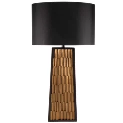 Dairson Poly Table Lamp Black/Gold - Signature Design By Ashley