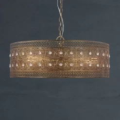 23.5" 3-Light Bryar Chandelier Brass/Crystal - River Of Goods -Lighting Specialty Shop GUEST 7f85db4d 7c95 4e77 8698 30f626d69aa9