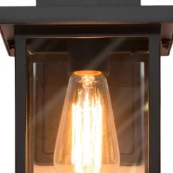10.6" Metal/Glass Outdoor Lamp Black - LNC -Lighting Specialty Shop GUEST 8194e639 4d98 4fca 8f22 88bd2c60757f