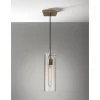 13.75" Dalton Pendant Ceiling Light Brass - Adesso