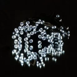 Nature Spring 100-Bulb Outdoor Solar-Powered LED String Lights - 39', White -Lighting Specialty Shop GUEST 84b08955 6b57 4aaa 8bfe dbb984164ace