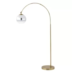 71" Nora Coastal Vintage Iron LED Floor Lamp (Includes LED Light Bulb) - JONATHAN Y -Lighting Specialty Shop GUEST 8558267d 8127 4867 8cdc 0ec0d299962b
