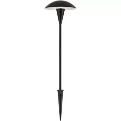 John Timberland Large Mushroom 18" High Black Low Voltage LED Path Light -Lighting Specialty Shop GUEST 881067be 2482 4528 98cd fa15ff85d028