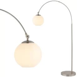71" Nora Coastal Vintage Iron LED Floor Lamp (Includes LED Light Bulb) - JONATHAN Y -Lighting Specialty Shop GUEST 8a5e1ce8 9338 47e9 8316 3b179ee81e65
