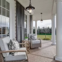 Globe Glass/Metal Outdoor Pendant Lamp Rusty - LNC -Lighting Specialty Shop GUEST 91bd8e2d 30e7 4cda 9d5c c22015e370e5