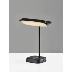 Radley Charge Table Lamp With Smart Switch Black (Includes LED Light Bulb) - Adesso