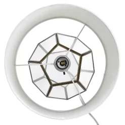 Transparent Octagonal Table Lamp Brass - Lalia Home -Lighting Specialty Shop GUEST 94c424bc a4a4 48c3 aa57 b430cc948194