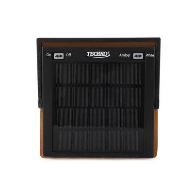 Techko Maid LED Solar 10.8" Portable Christmas Cut Out Decorative Outdoor Lantern Clear 3 Techko Maid LED Solar 10.8" Portable Christmas Cut Out Decorative Outdoor Lantern Clear - Image 3