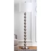 58.5" Reflections Stacked Ball Floor Lamp (Includes LED Light Bulb) Nickel - Safavieh