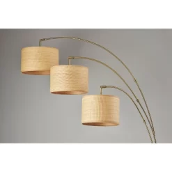 Bowery 3 Arm Arc Lamp Antique Brass - Adesso -Lighting Specialty Shop GUEST 98a573ad 9a63 4ba9 bde4 7d9288ddf311
