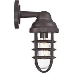 John Timberland Marlowe Industrial Outdoor Wall Light Fixture Galvanized Metal Cage 13 1/4" Clear Glass For Post Exterior Barn Deck House Porch Yard 10 John Timberland Marlowe Industrial Outdoor Wall Light Fixture Galvanized Metal Cage 13 1/4" Clear Glass For Post Exterior Barn Deck House Porch Yard -Lighting Specialty Shop GUEST 9a218b2f eeb9 40f0 8e3e fb29df0d4c06