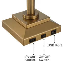 Possini Euro Design Camber Workstation Warm Gold Swing Arm Desk Lamp With Outlet And USB Port 10 Possini Euro Design Camber Workstation Warm Gold Swing Arm Desk Lamp With Outlet And USB Port -Lighting Specialty Shop GUEST 9afa341a 8aa3 4bf6 a83a abe90beed3f4