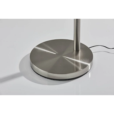 Zodiac Arc Lamp (Includes LED Light Bulb) Silver - Adesso 3 Zodiac Arc Lamp (Includes LED Light Bulb) Silver - Adesso - Image 3